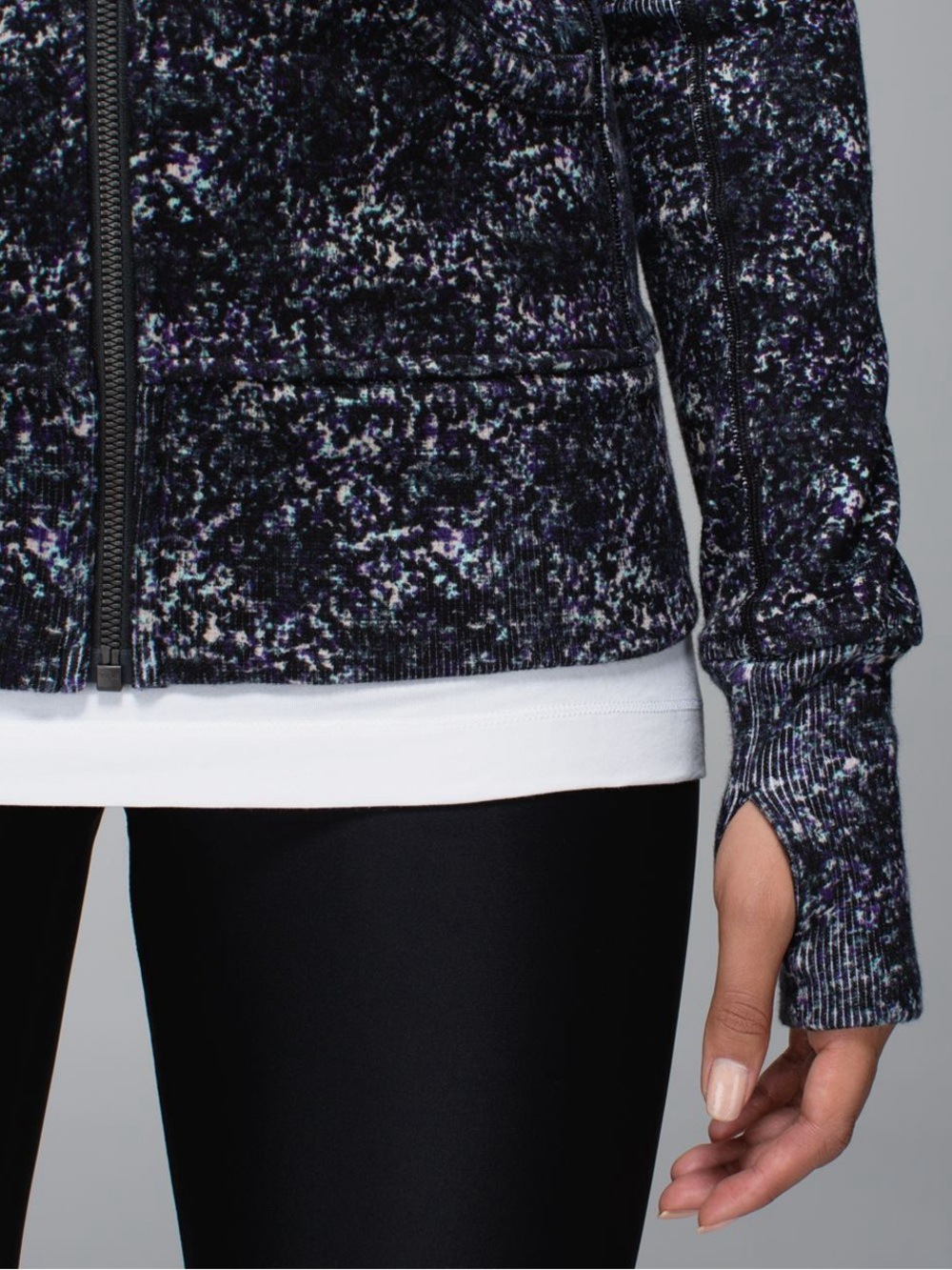 Lululemon Scuba Hoodie II Rocky Road Full Zip Jacket Size 6 - Picture 11 of 12